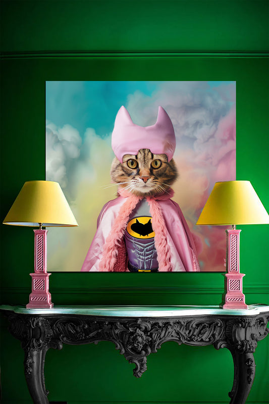 Customizable Super Hero Portraits by Royal Pet Palace